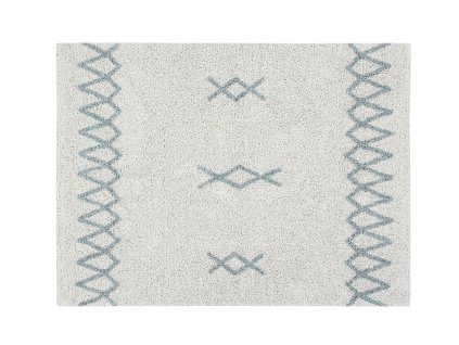 Bež-plavi skandinavski tepih Atlas 120x160