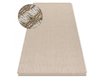 Juteni tepih Krem Linije