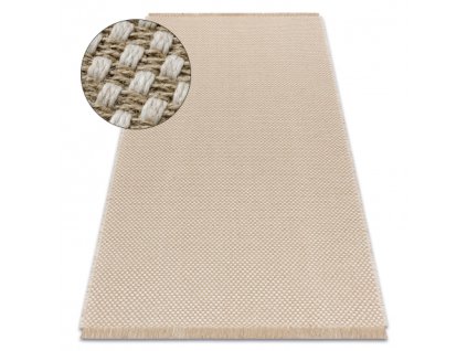 Juteni tepih Krem André