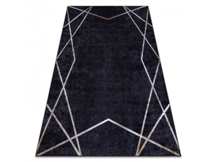 Crni protuklizni tepih Miro