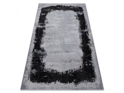 Crno-sivi strukturirani tepih Core