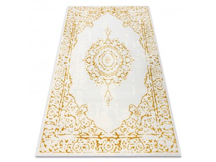 Bež-zlatni strukturirani tepih Core
