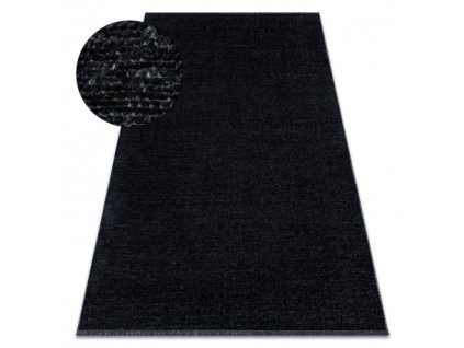 Crni pravokutni tepih Florence