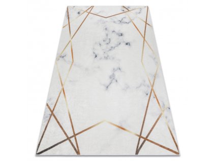 Sivo-zlatni pravokutni tepih André