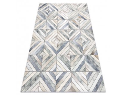 Sivo-bež tepih Patchwork