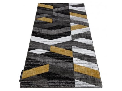 Sivo-zlatni pravokutni tepih Bax