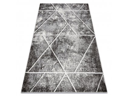 Sivi strukturirani tepih Mateo