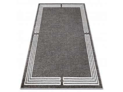Sivi strukturirani tepih Mateo