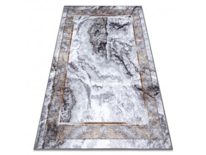 Sivo-zlatni protuklizni tepih Miro