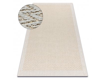 Kremasti pravokutni tepih Origi