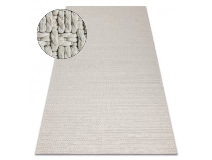 Kremasti pravokutni tepih Origi