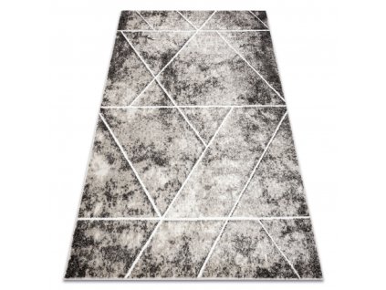Sivo-bežični strukturirani tepih Mateo