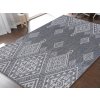 Dvostrani tkani tepih Zara 13 Siva