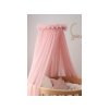 ružičasti baldahin za rastući krevetić 7u1