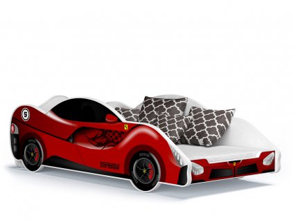 Autós ágy 90x180 - piros