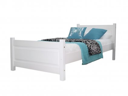 ETELKA egyszemélyes ágy 90x200 - fehér