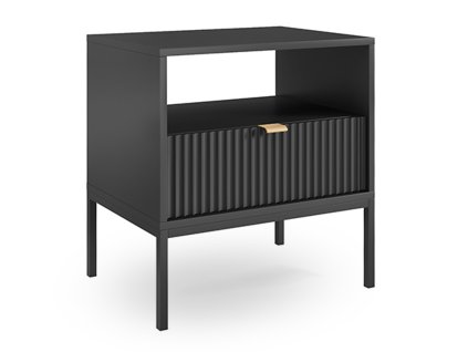 Éjjeliszekrény Nova S54 - fekete