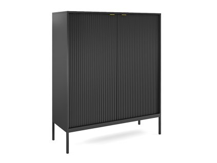 Fekete Nova K104 komód