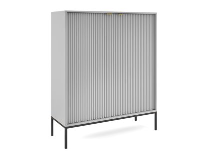 Szürke Nova K104 komód