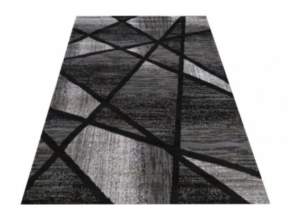 Fekete - szürke modern MADAMA szőnyeg