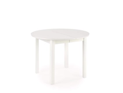 RINGO bővíthető kerek étkezőasztal 102-142x102 - fehér
