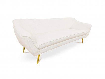 BOWY III buklé kanapé - fehér