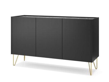 HARMONY K144/68 komód - fekete