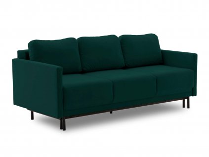 LAYA háromszemélyes kanapéágy - zöld