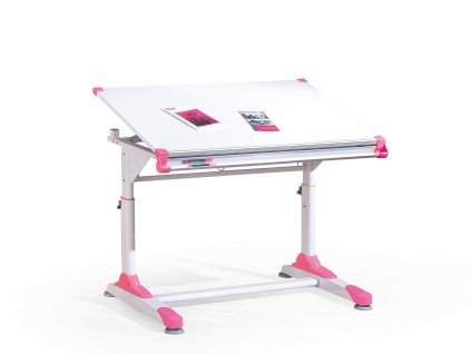 COLLORIDO növekvő íróasztal rózsaszín kiegészítőkkel