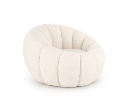Krémszínű GÁSPÁR boucle fotel