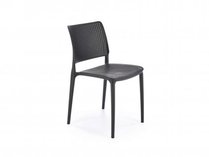 K514 fekete műanyag kerti szék