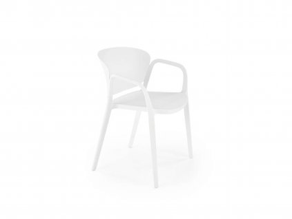 K491 műanyag fehér kerti szék