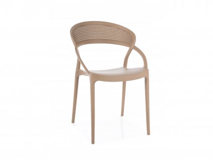 GLIS II bézs műanyag kerti szék