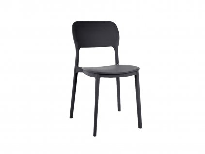 TIMO fekete műanyag kerti szék