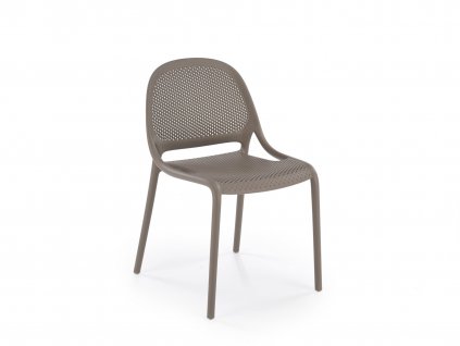 K532 barna műanyag kerti szék