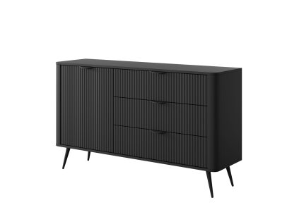 LANTE 138 D3S fekete komód
