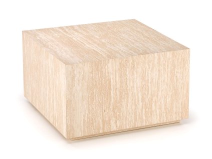 TRAVERTINO modern téglatest formájú dohányzóasztal