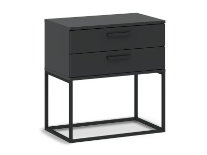 CADRO grafitszürke fiókos éjjeliszekrény