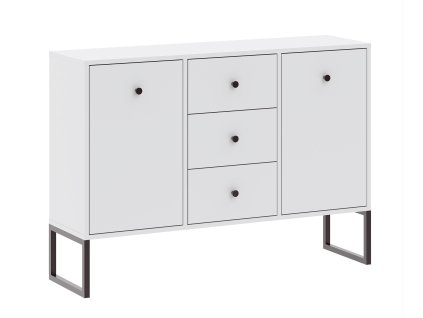Linea 2D3S fehér komód