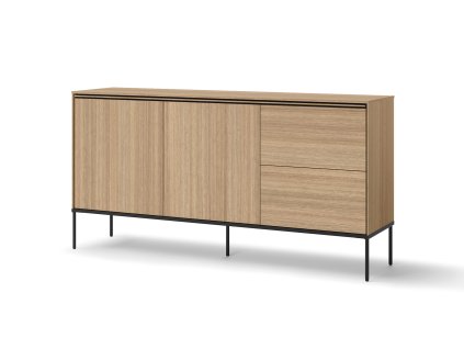 VISSO 2D2S széles tölgy komód