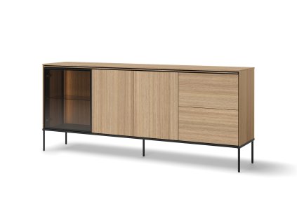 VISSO 1D2W2S széles komód LED világítással