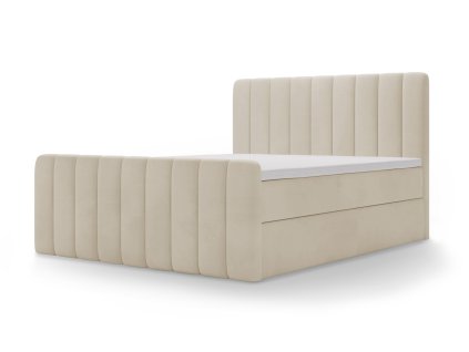 MAGIC krémszínű boxspring ágy 180x200