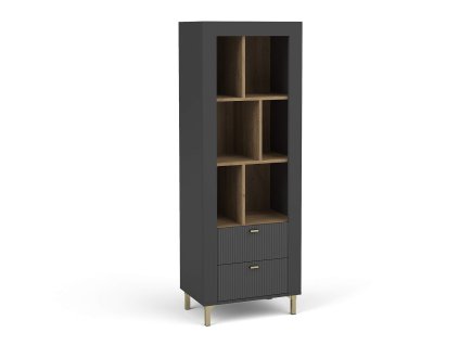 Modern Mossa 04 polc - fekete