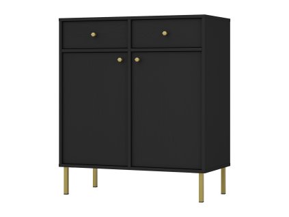 SERENA II 826 fekete kétajtós komód