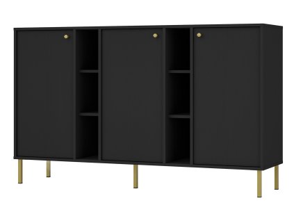 SERENA II 823 fekete elegáns komód