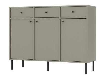 SERENA II 827 zöld háromajtós komód