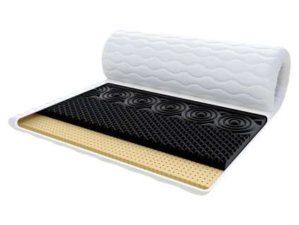 Latexos fedőmatrac Nero 140x200