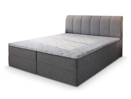 CEVANO szürke boxspring ágy 160x200