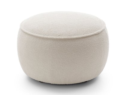 MOLLY fehér kárpitozott puff