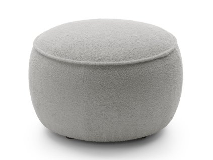 MOLLY szürke kárpitozott puff